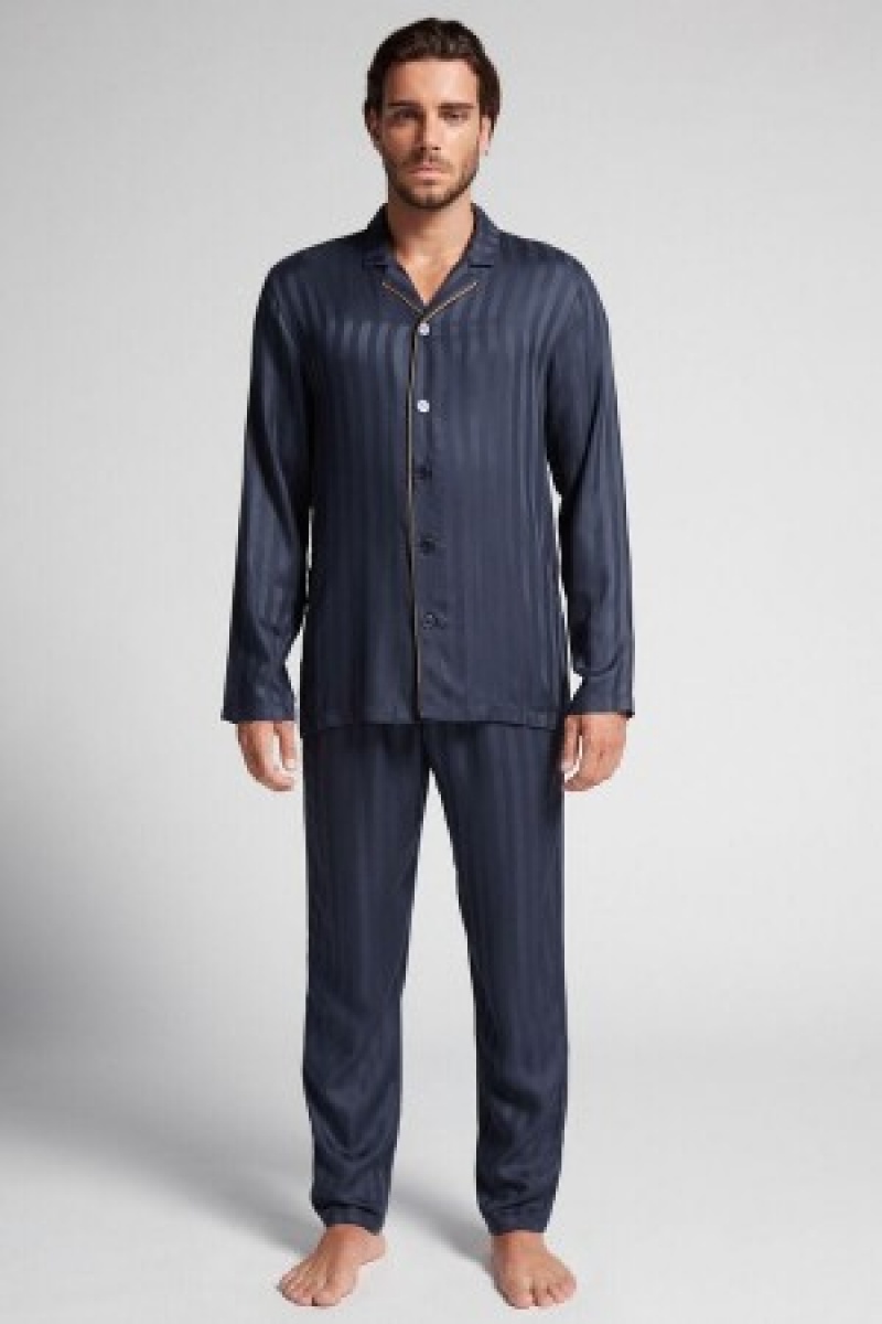 Intimissimi Modal Pajama Set Blauw | YNLGT74235